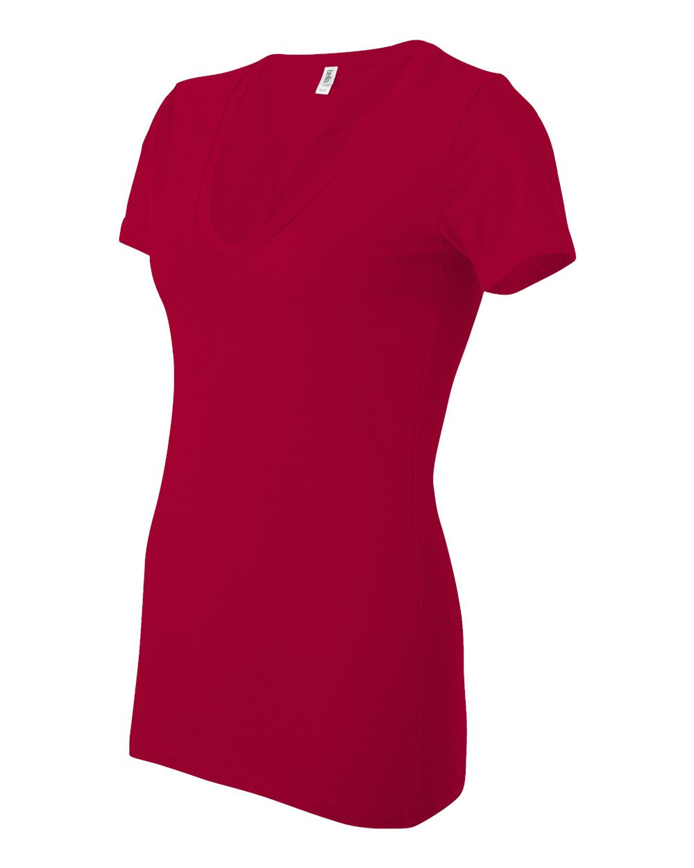 BELLA + CANVAS Women’s Jersey Deep V-Neck Tee 6035 Red Color Women’s Jersey Deep V-Neck Tee