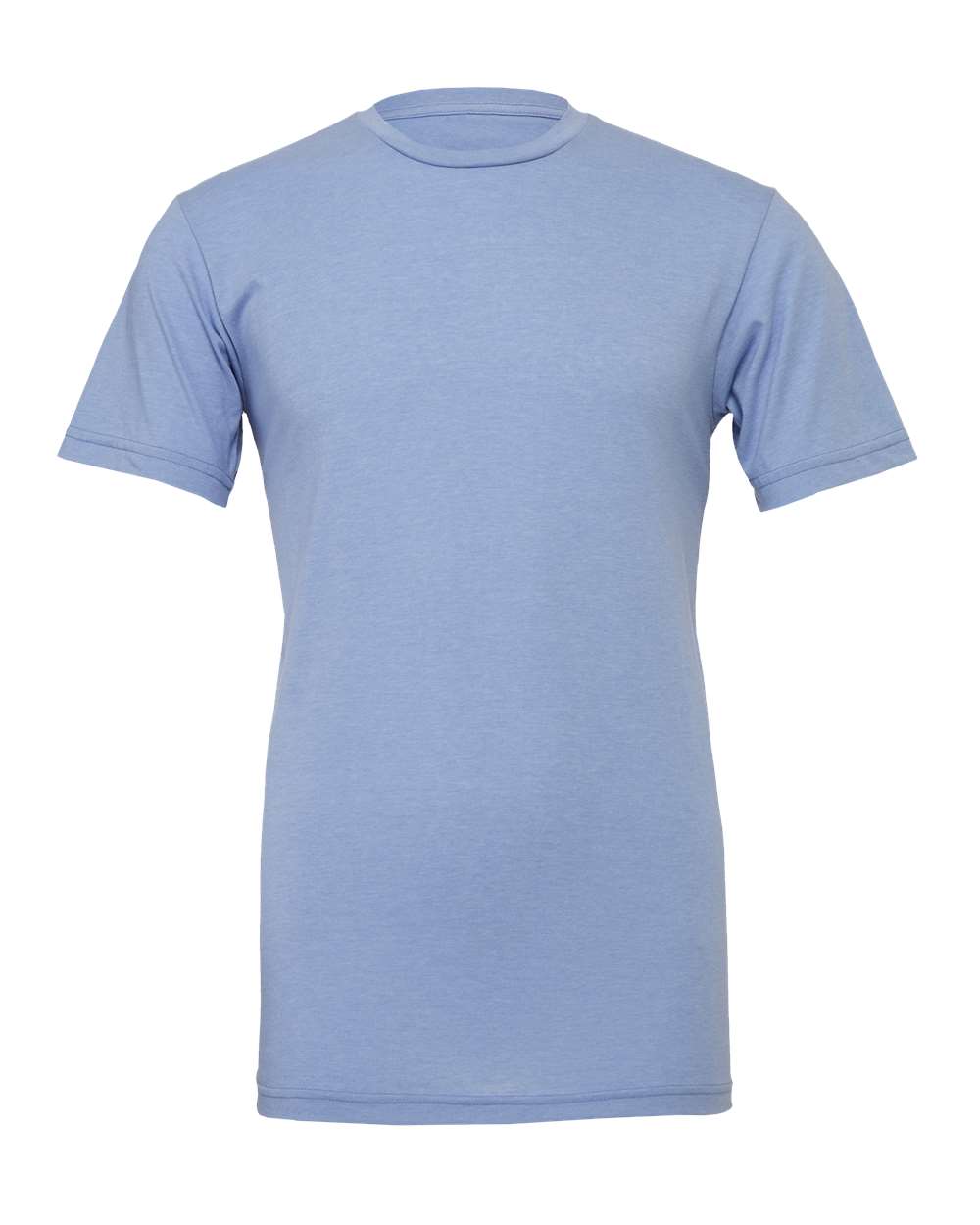 BELLA + CANVAS CVC Jersey Tee 3001CVC Heather Blue Color CVC Jersey Tee