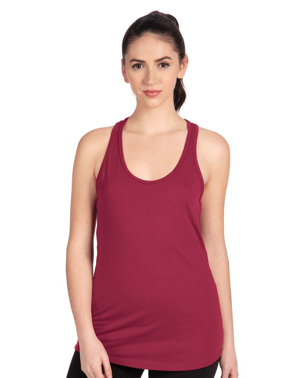 Next Level Women's Ideal Racerback Tank 1533 #colormdl_Cardinal