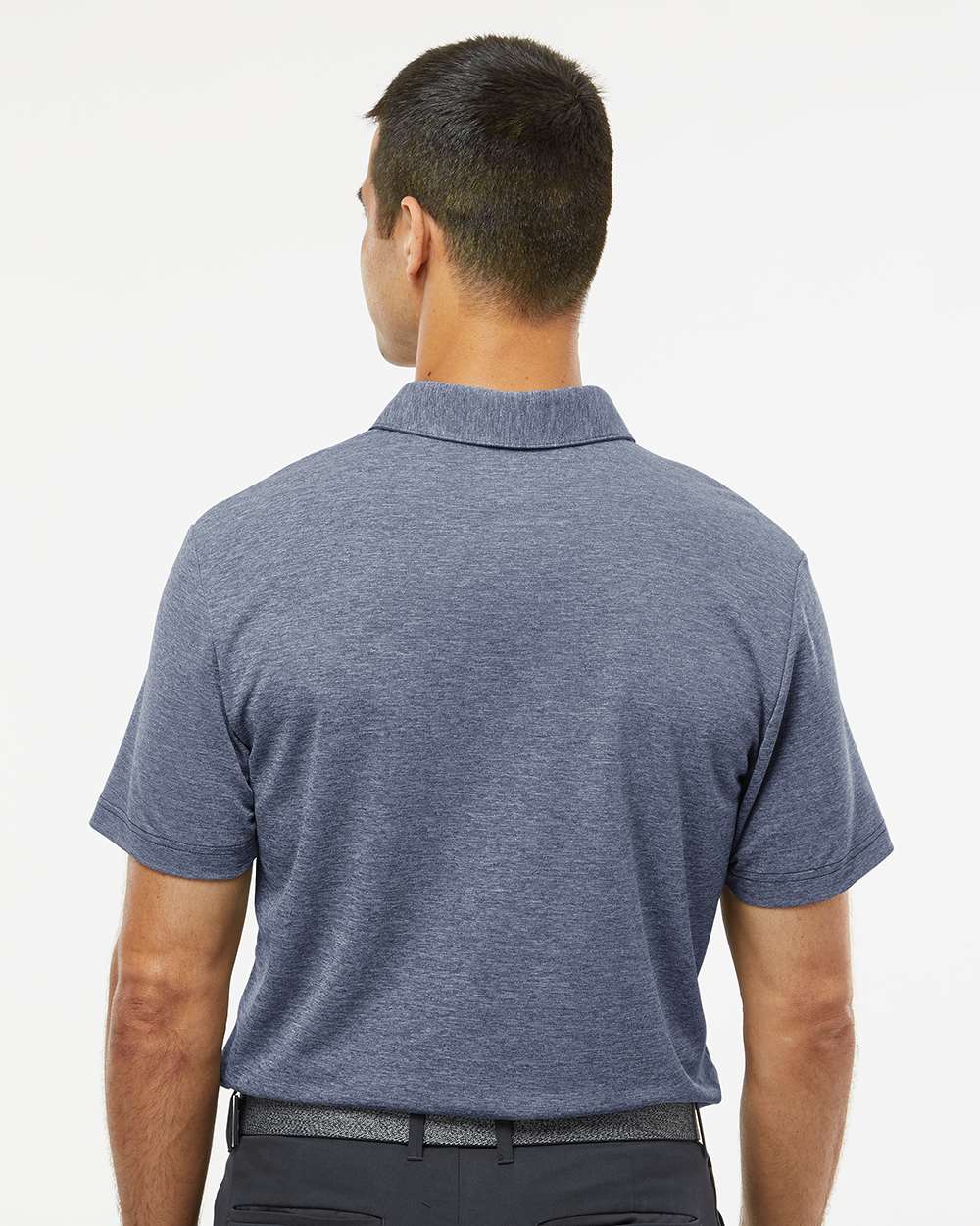 Adidas A582 Heathered Polo Shirt #colormdl_Collegiate Navy Melange