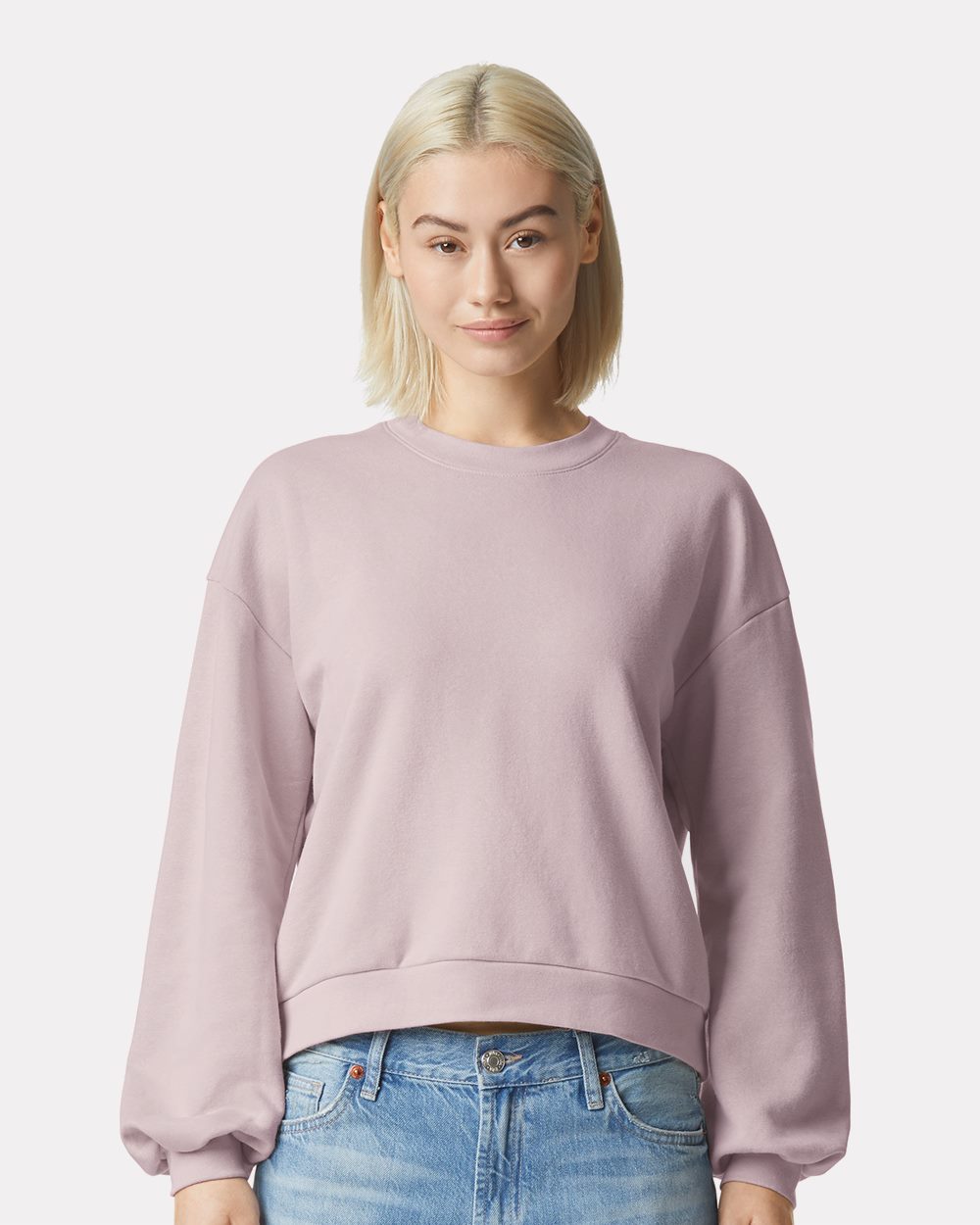 American Apparel ReFlex Women's Fleece Crewneck Sweatshirt RF494 American Apparel ReFlex Women's Fleece Crewneck Sweatshirt RF494