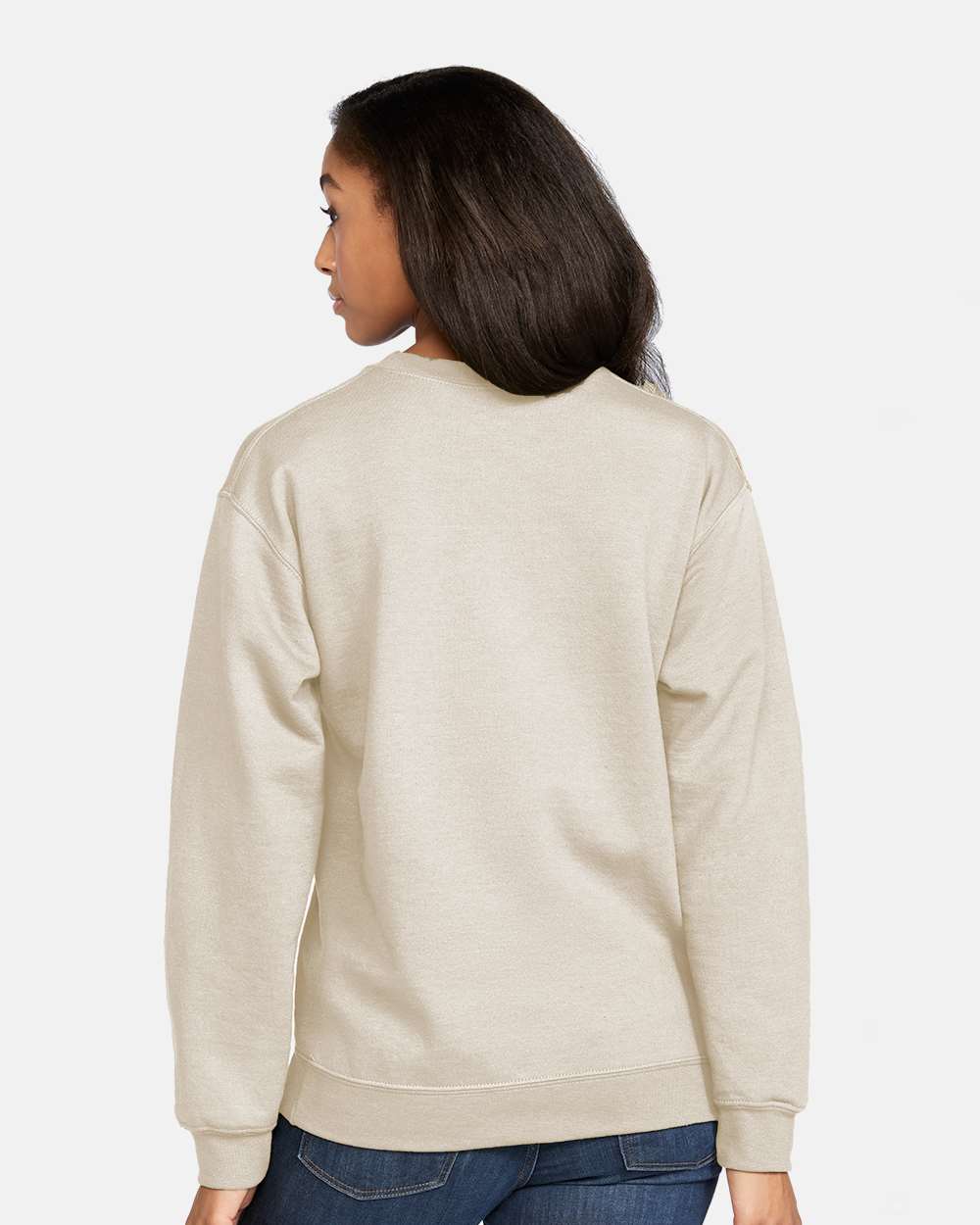 Gildan Softstyle® Midweight Crewneck Sweatshirt SF000 #colormdl_Sand
