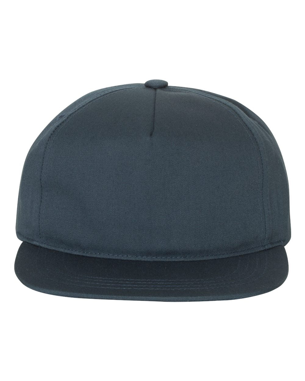 YP Classics Unstructured Five-Panel Snapback Cap 6502 Navy Color Unstructured Five-Panel Snapback Cap