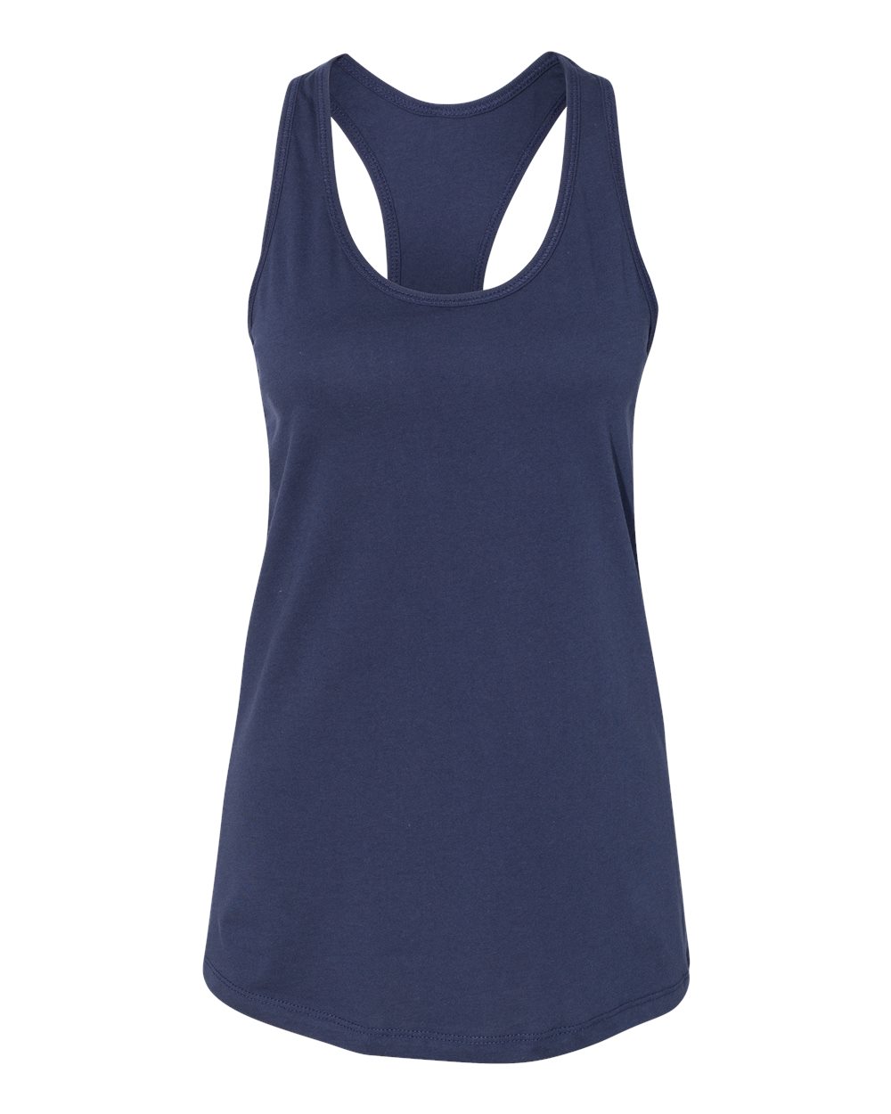 Navy Color Women's Jersey Racerback Tank