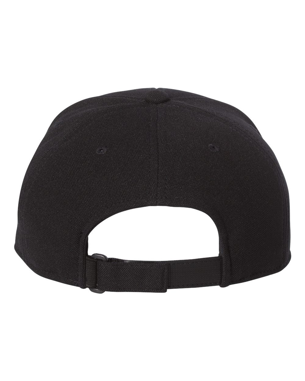 Black Color Flexfit 110® Cool & Dry Mini-Piqué Cap Back View
