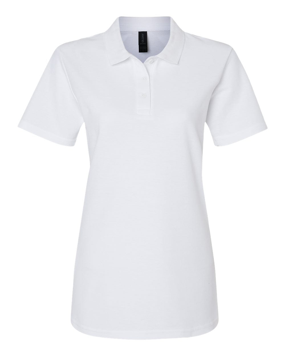 Gildan Softstyle® Women's Pique Polo 64800L #color_White