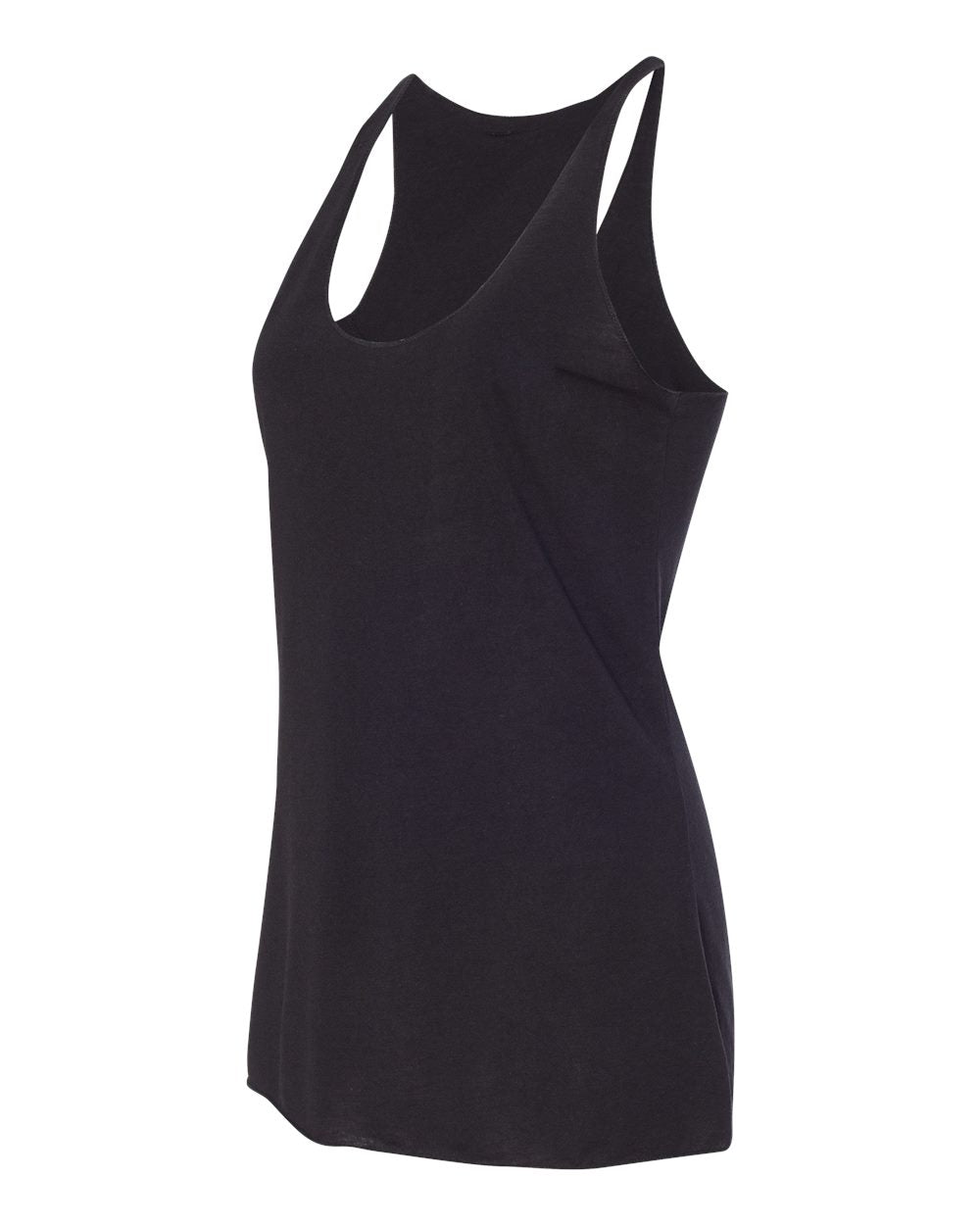 Solid Black Triblend Color Women's Triblend Racerback Tank 8430