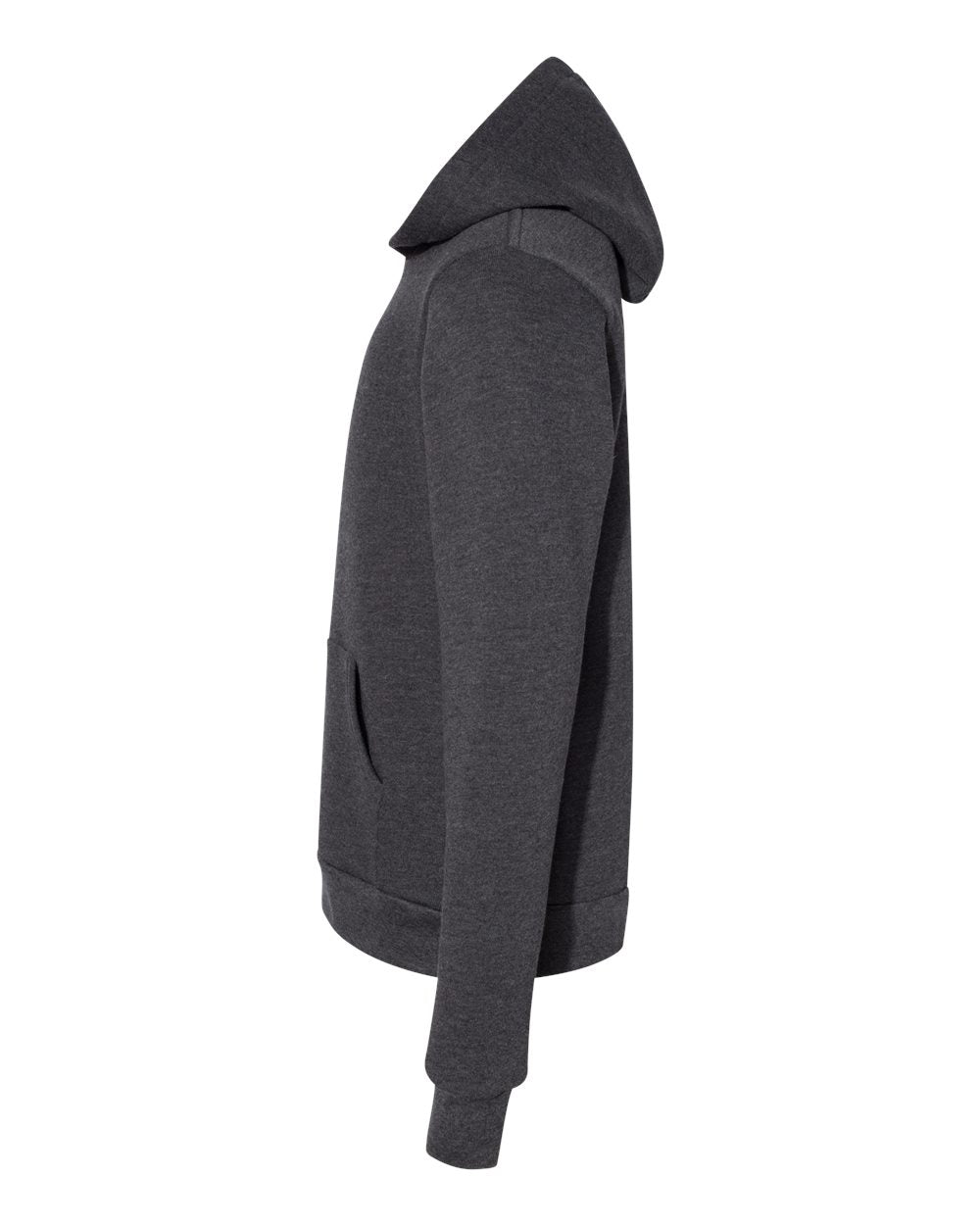 Dark Grey Heather Color Youth Sponge Fleece Hoodie
