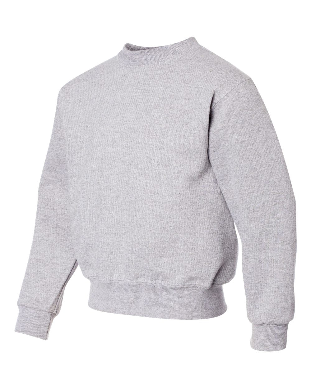 JERZEES NuBlend® Youth Crewneck Sweatshirt 562BR #color_Ash