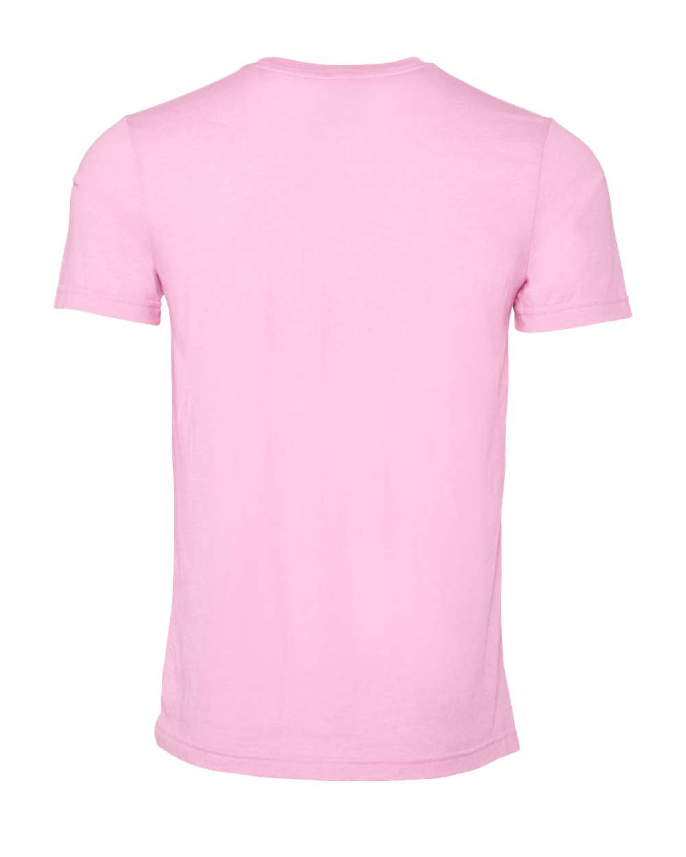 Heather Bubble Gum Color CVC Jersey Tee