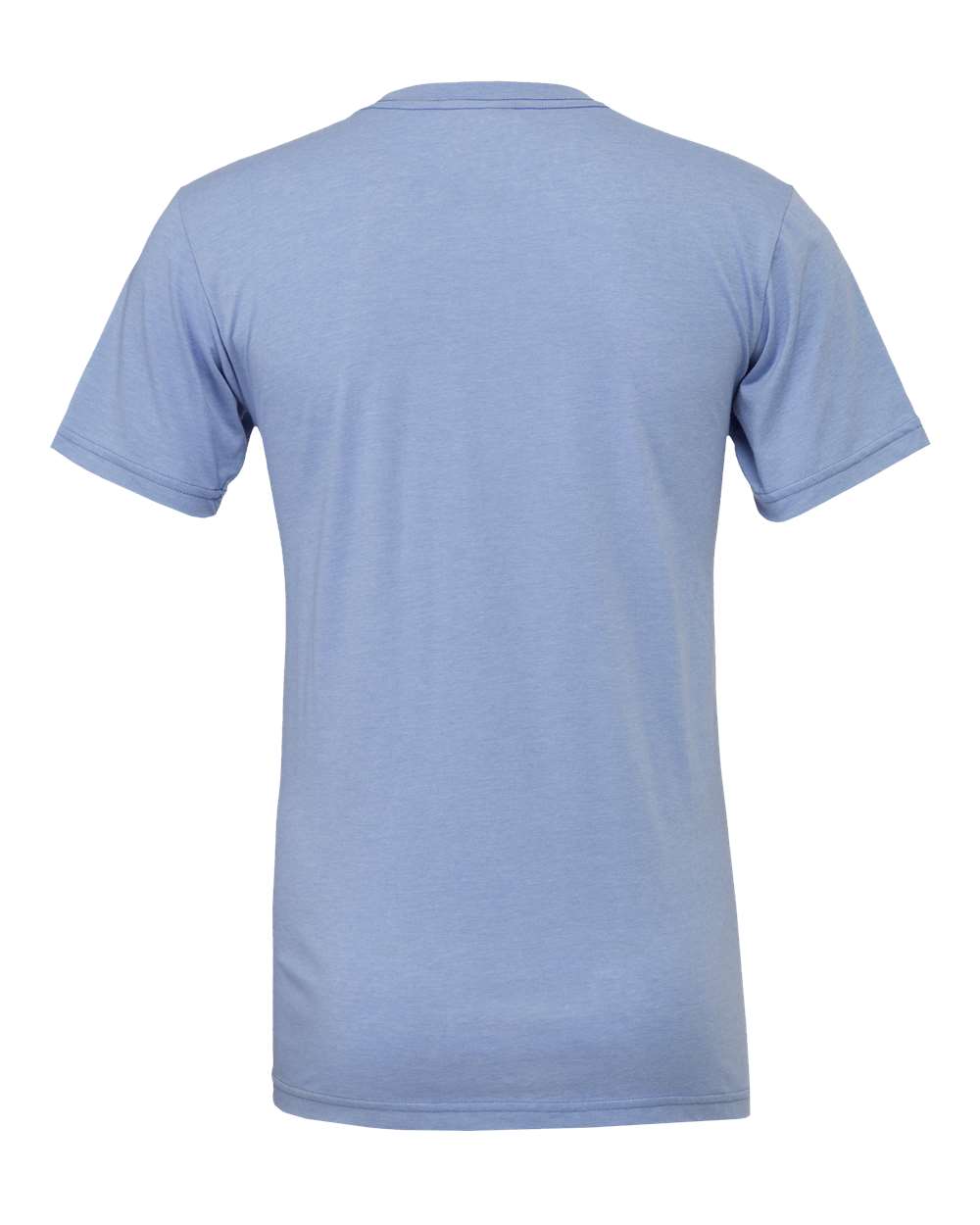 Heather Blue Color CVC Jersey Tee