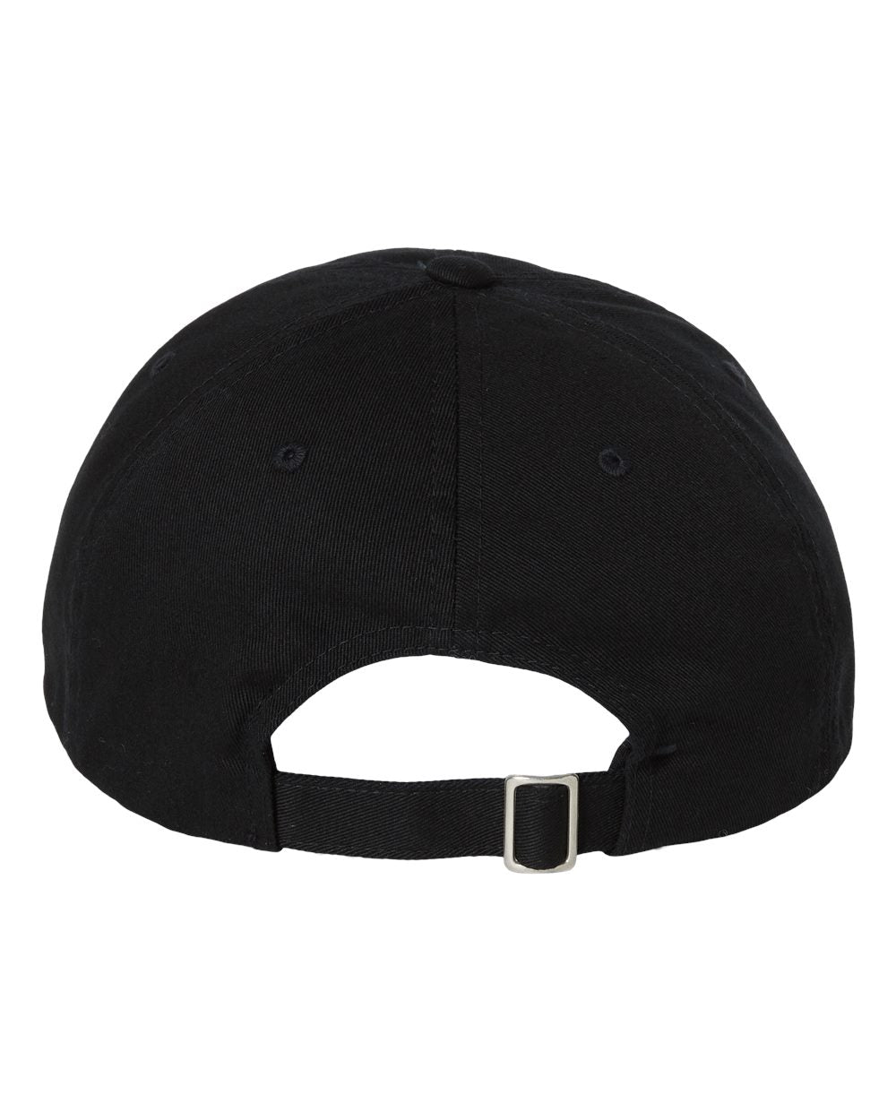 Black Color EcoWash™ Dad Hat Back View