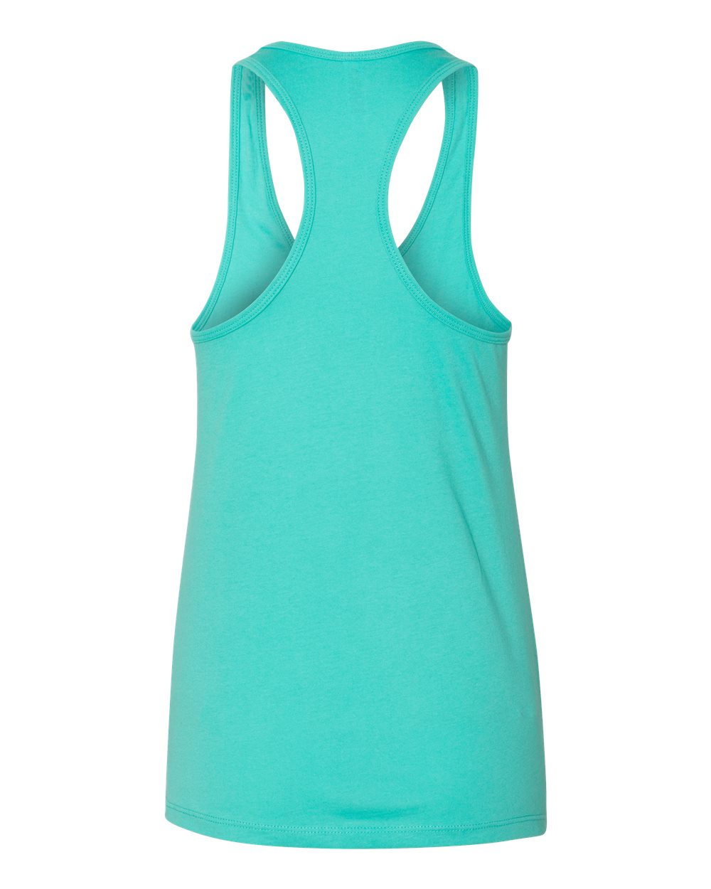 Teal Color Women's Jersey Racerback Tank