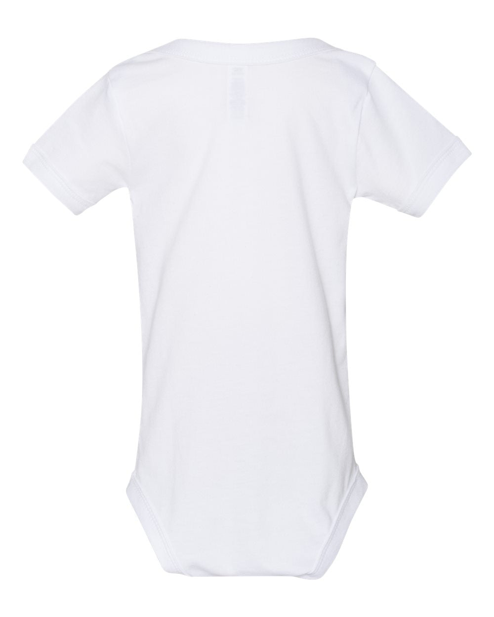 BELLA + CANVAS Infant Jersey One Piece 100B White Color Infant Jersey One Piece