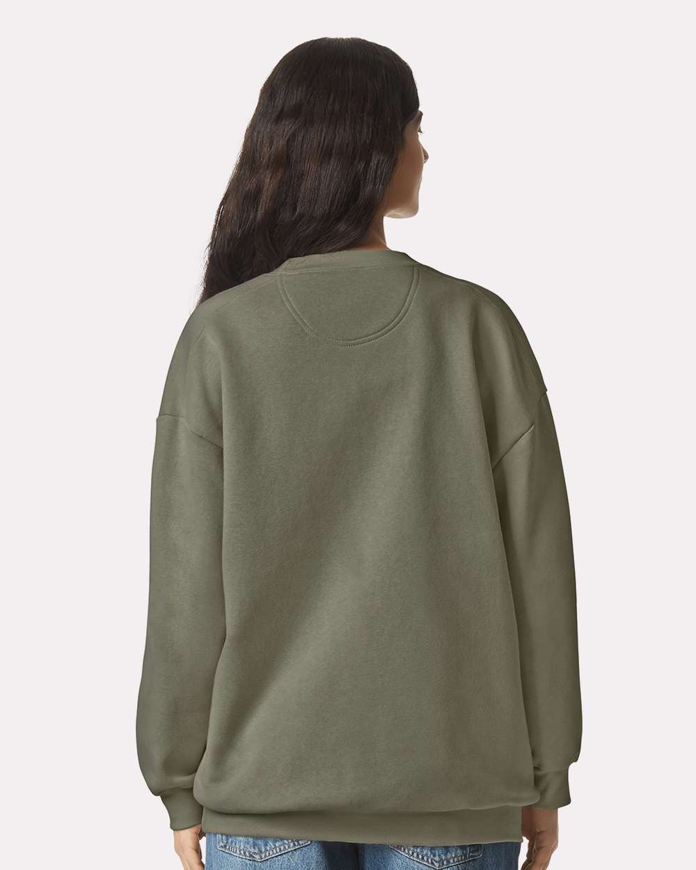 American Apparel RF496 ReFlex Fleece Crewneck Sweatshirt #colormdl_Lieutenant