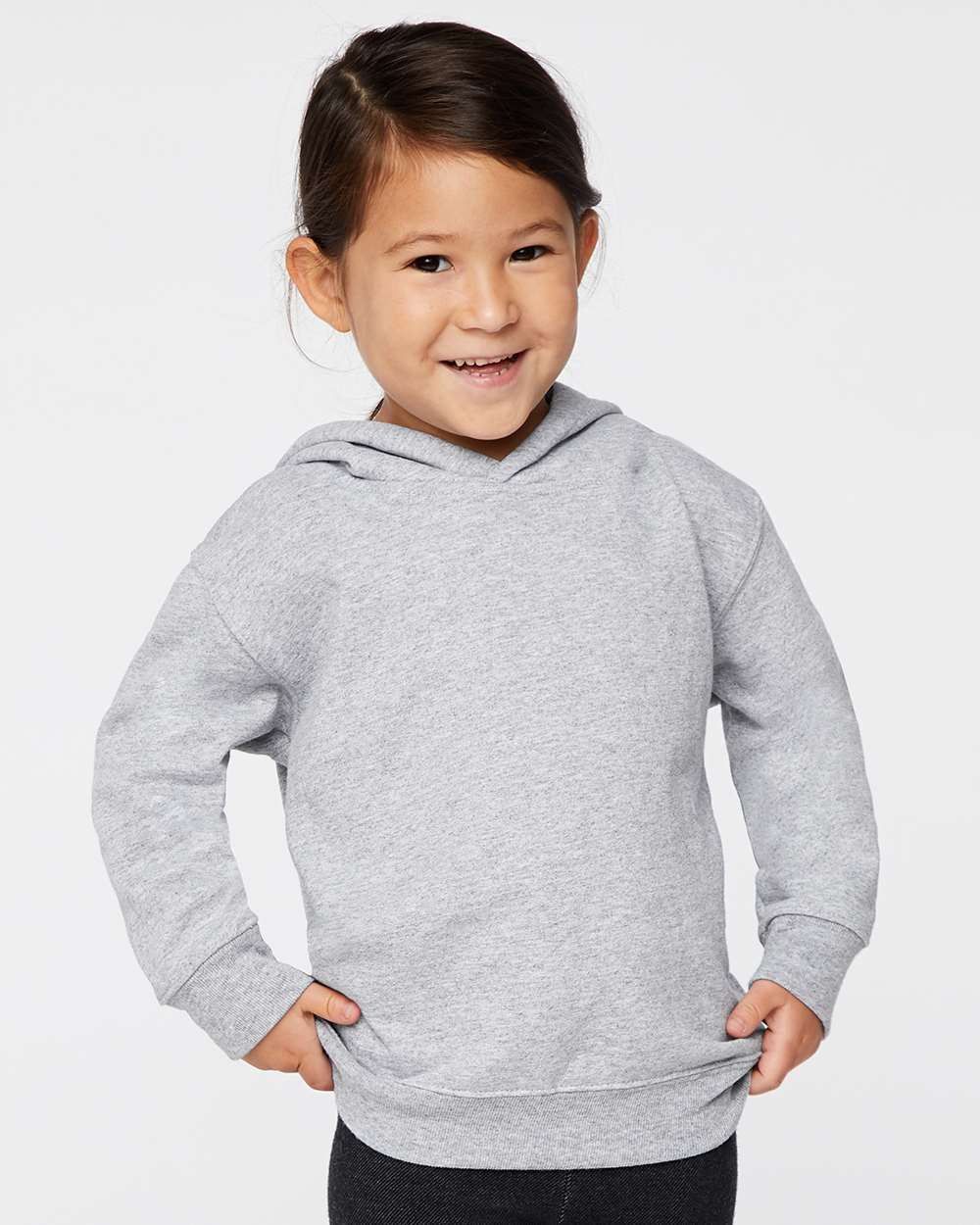 Rabbit Skins Toddler Pullover Fleece Hoodie 3326 #colormdl_Heather