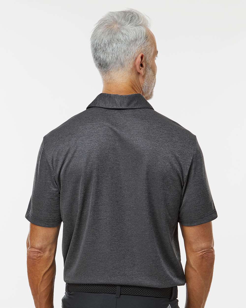 Adidas A591 Space Dyed Polo #colormdl_Black Melange