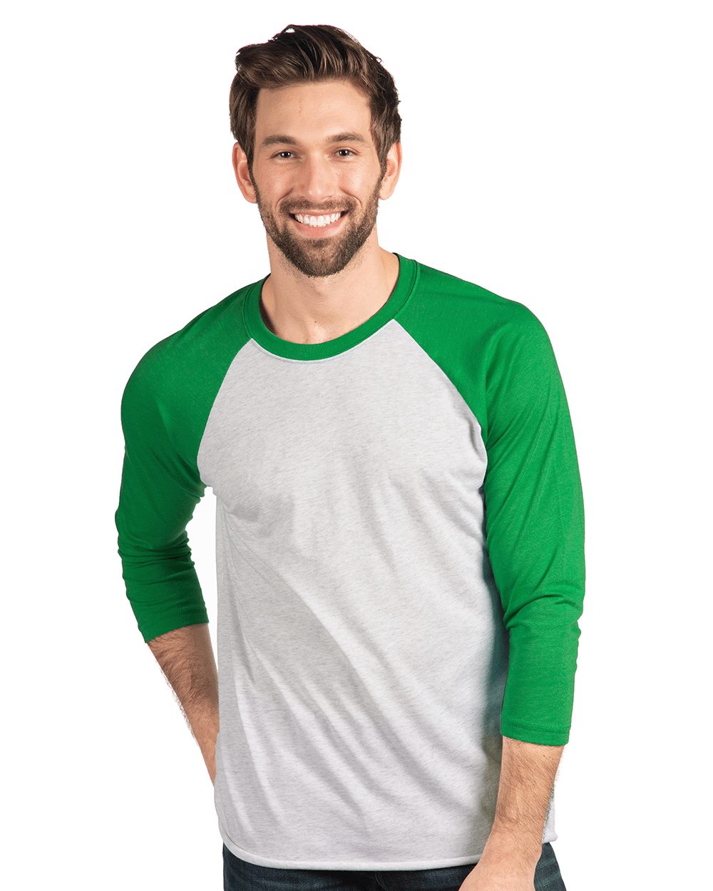Next Level Triblend Three-Quarter Raglan T-Shirt 6051 Next Level Triblend Three-Quarter Raglan T-Shirt 6051