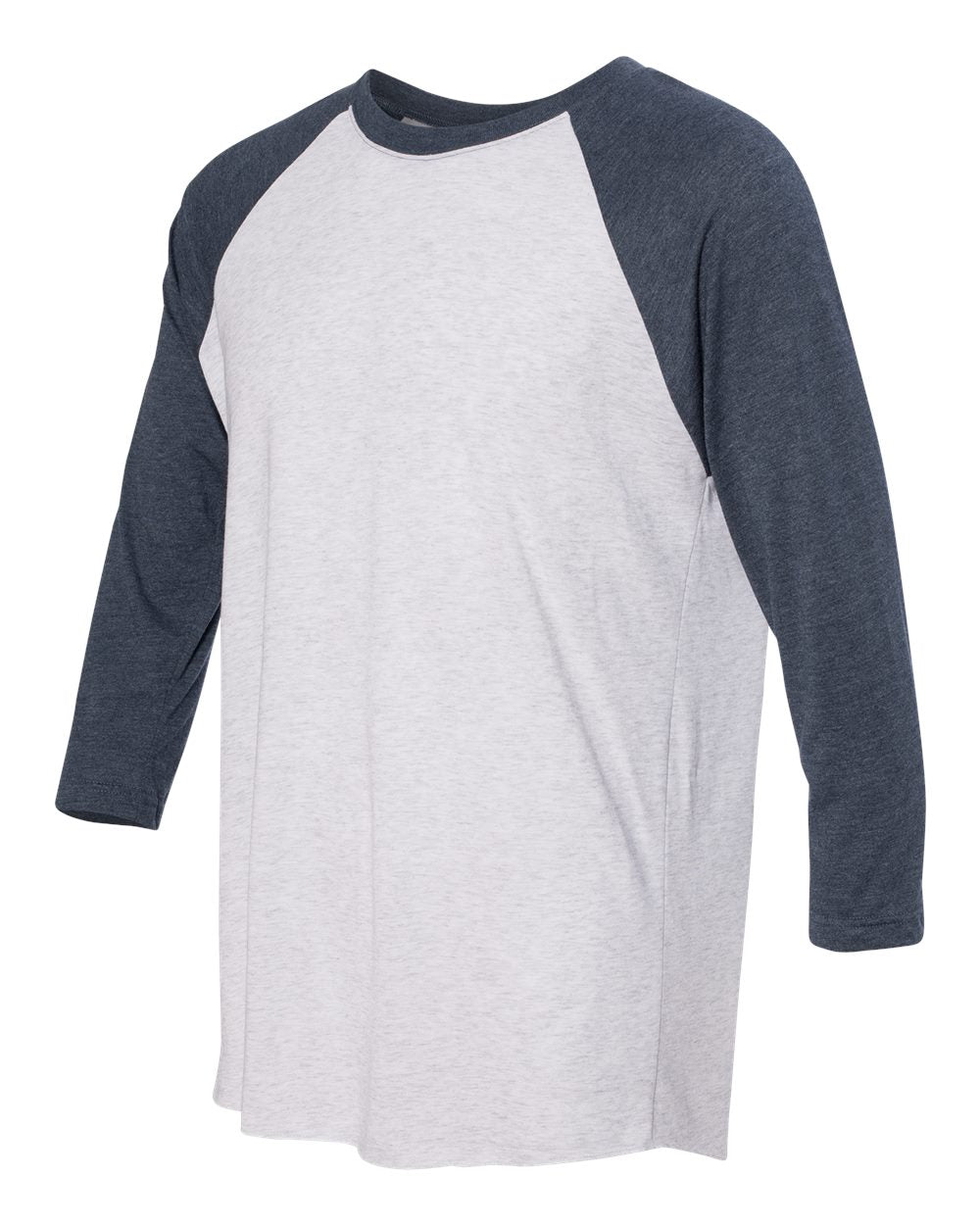 #color_Indigo Sleeves/ Heather White Body