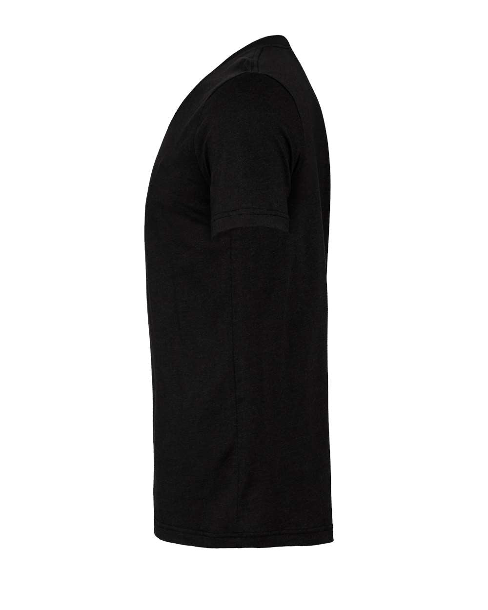 Black Heather Color CVC Jersey Tee