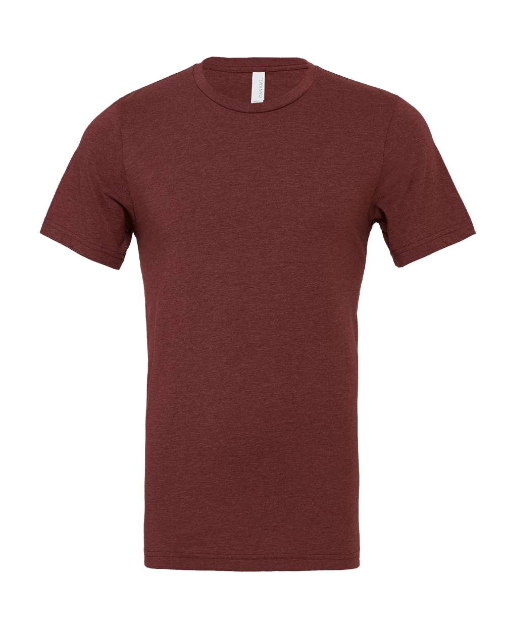 Heather Cardinal Color CVC Jersey Tee