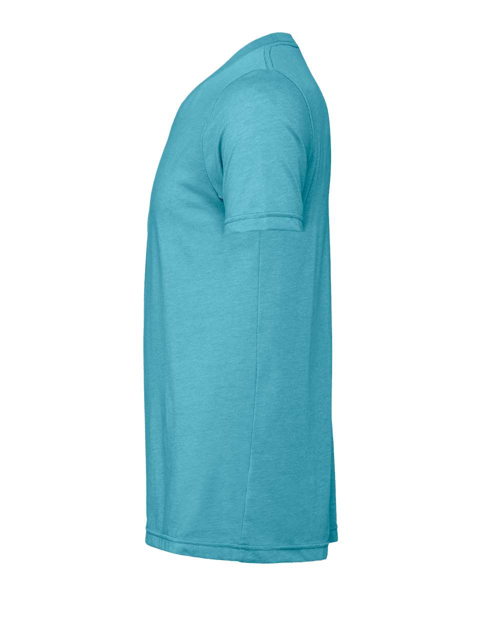 Heather Aqua Color CVC Jersey Tee