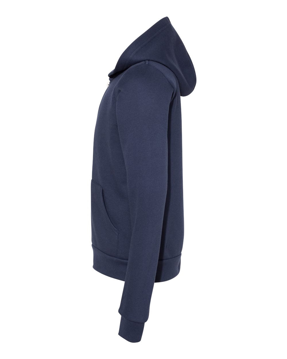 Navy Color Youth Sponge Fleece Full-Zip Hoodie