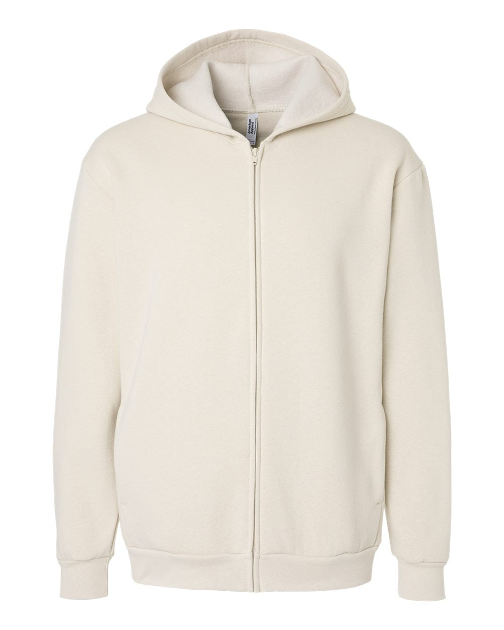 American Apparel  RF497 ReFlex Fleece Full-Zip Hoodie #color_Bone