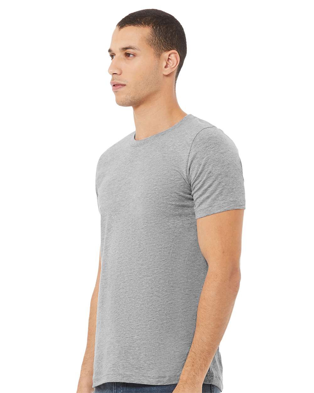 mdl Athletic Heather Color CVC Jersey Tee