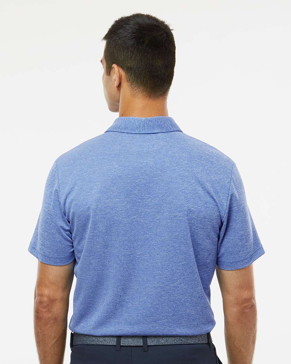 Adidas A582 Heathered Polo Shirt #colormdl_Collegiate Royal Melange