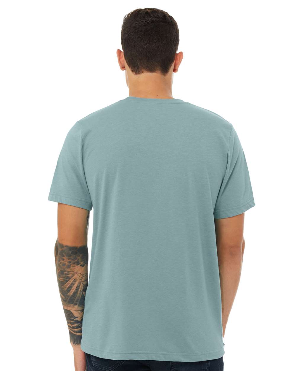 mdl Heather Blue Lagoon Color CVC Jersey Tee