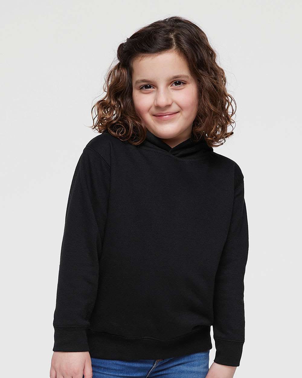 Rabbit Skins Toddler Pullover Fleece Hoodie 3326 #colormdl_Black