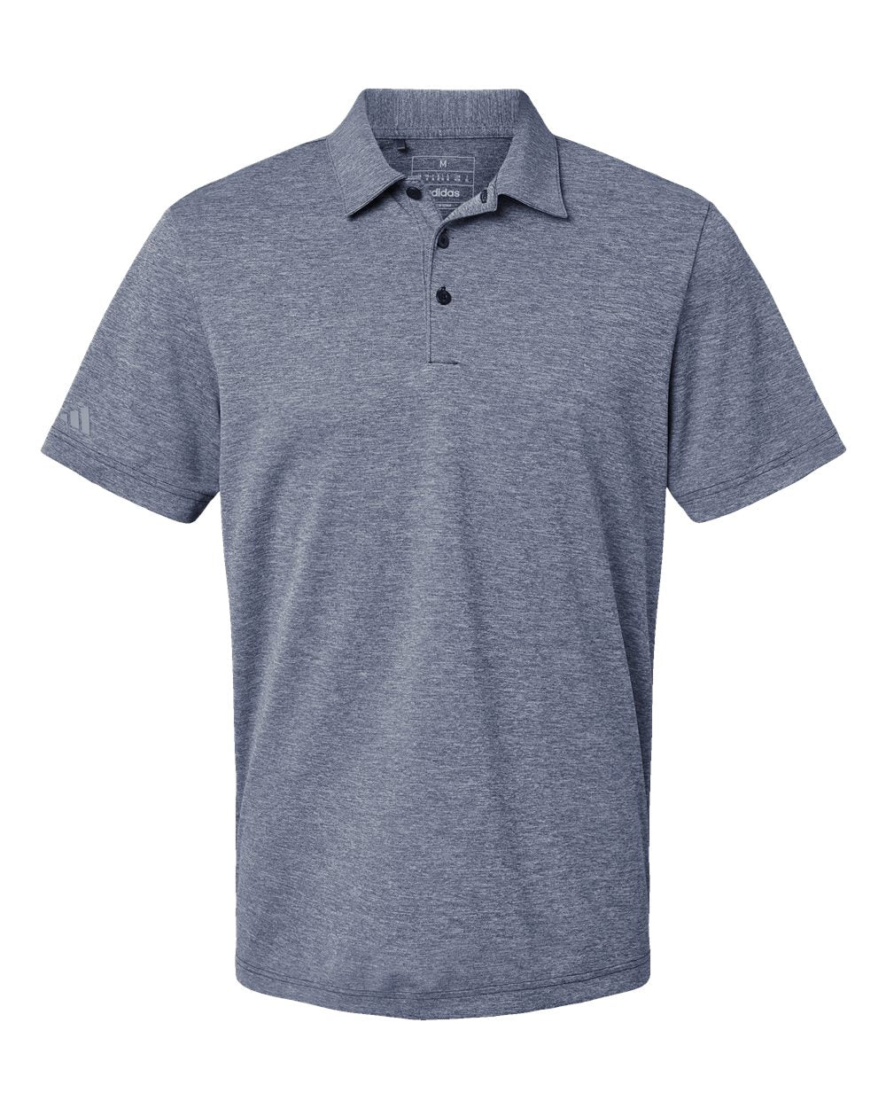 Adidas A582 Heathered Polo Shirt #color_Collegiate Navy Melange
