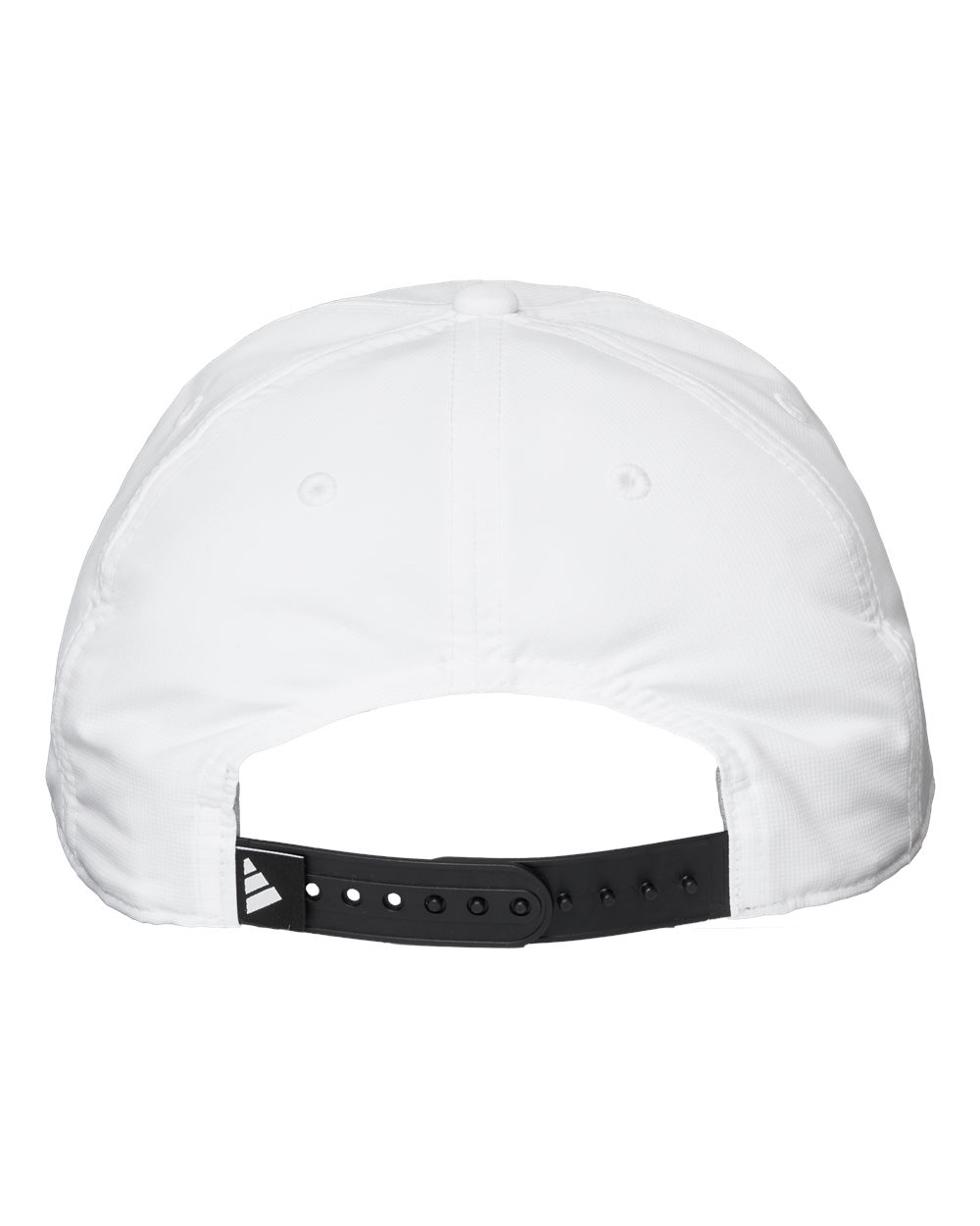 White Color Sustainable Performance Max Cap Back View