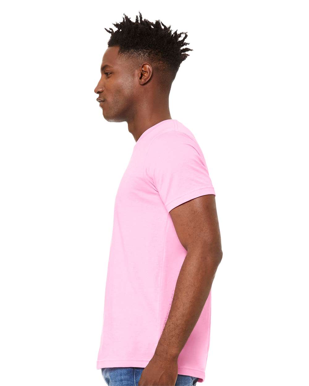 mdl Heather Bubble Gum Color CVC Jersey Tee