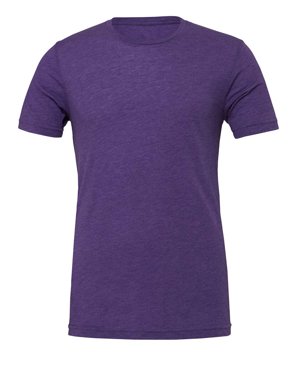 BELLA + CANVAS CVC Jersey Tee 3001CVC Heather Team Purple Color CVC Jersey Tee