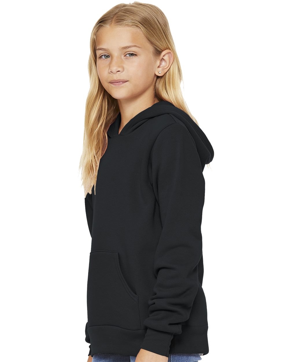 BELLA + CANVAS Youth Sponge Fleece Hoodie 3719Y Youth Sponge Fleece Hoodie