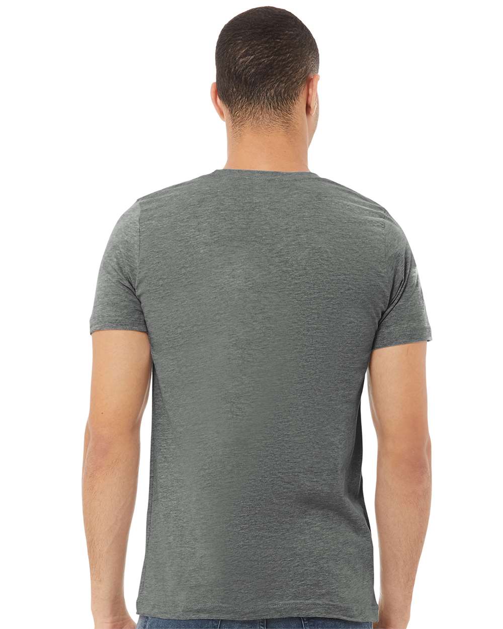 mdl Deep Heather Color CVC Jersey Tee