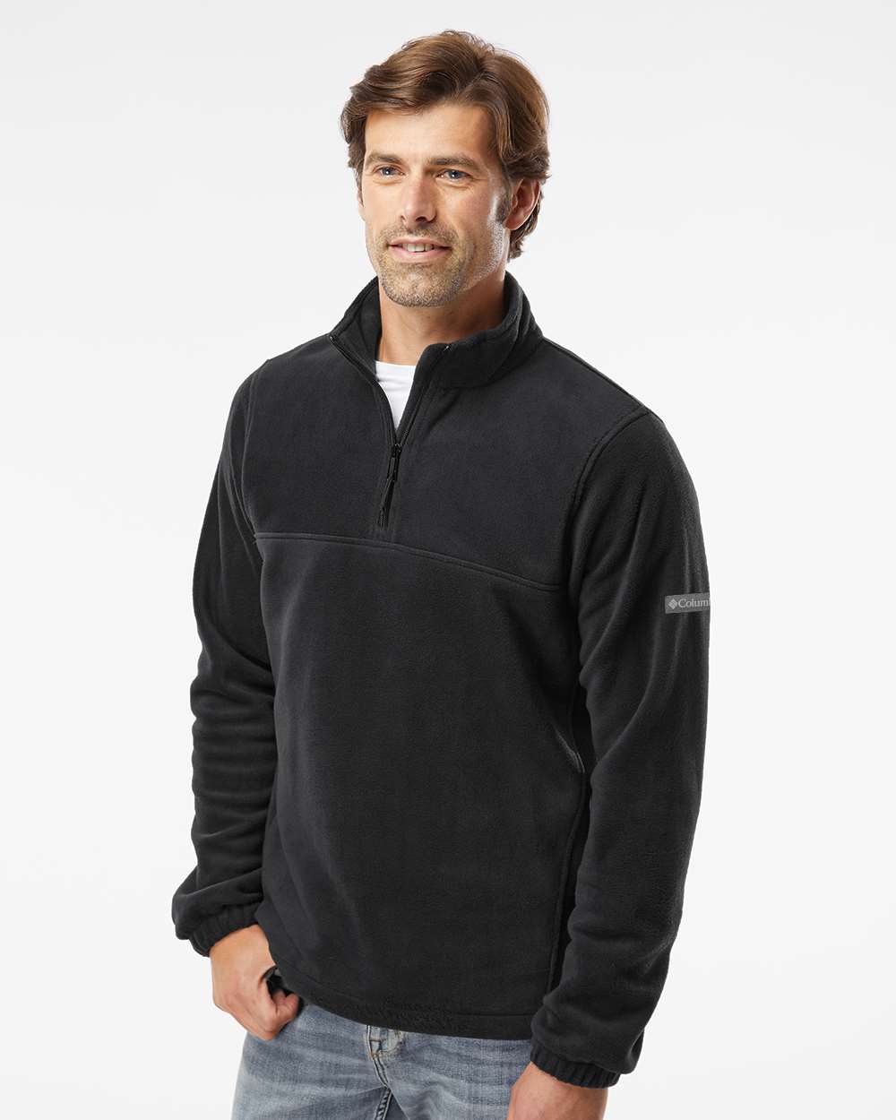 Columbia Steens Mountain™ Half-Zip Pullover 212486 #colormdl_Black