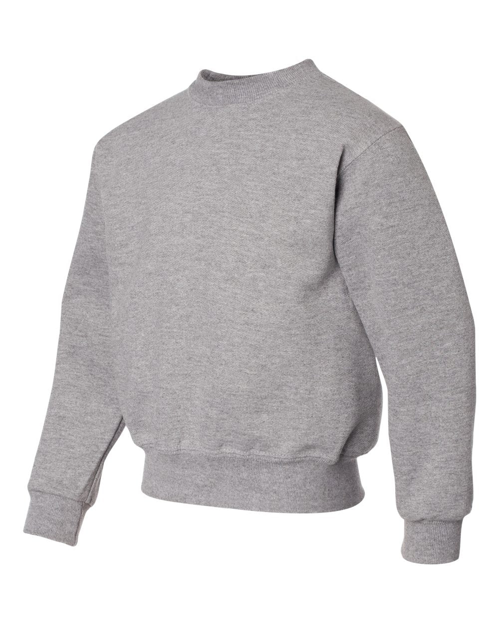 JERZEES NuBlend® Youth Crewneck Sweatshirt 562BR #color_Oxford