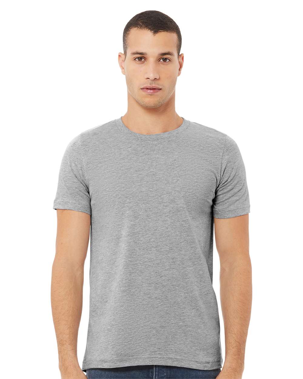 mdl Athletic Heather Color CVC Jersey Tee