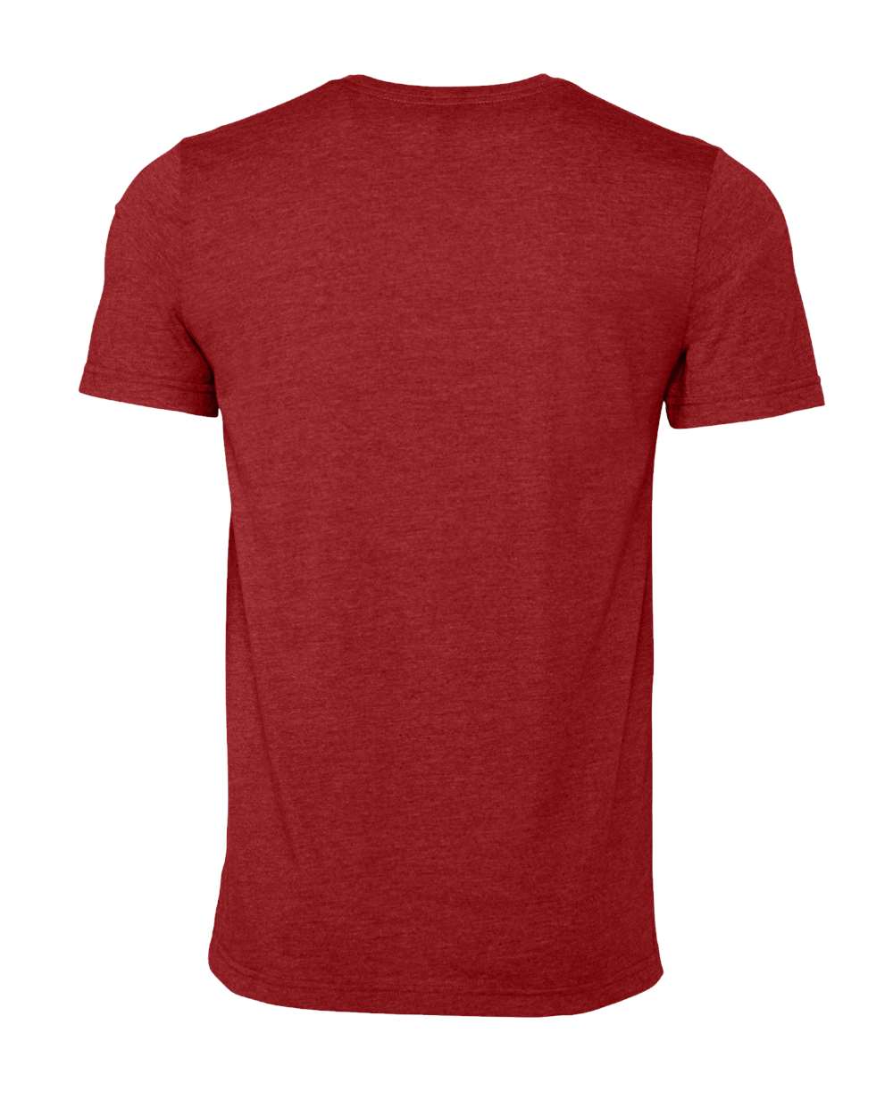 Heather Canvas Red Color CVC Jersey Tee