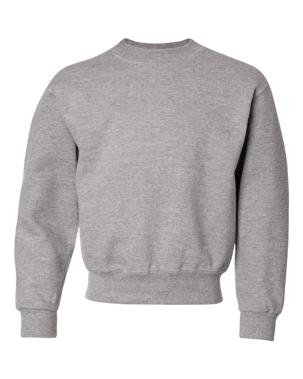 JERZEES NuBlend® Youth Crewneck Sweatshirt 562BR #color_Oxford