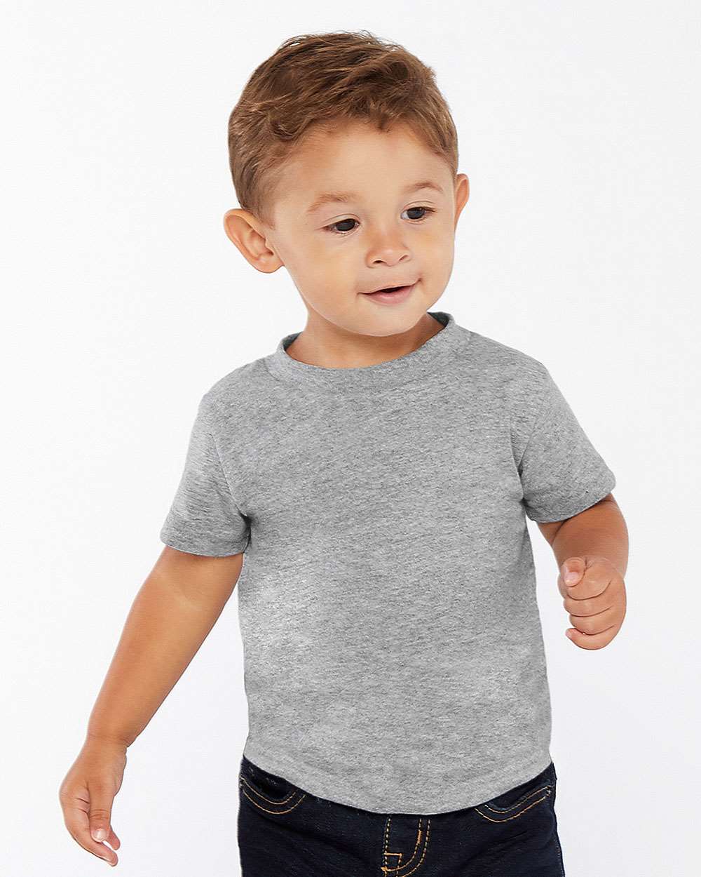 Rabbit Skins Infant Cotton Jersey Tee 3401 #colormdl_Heather