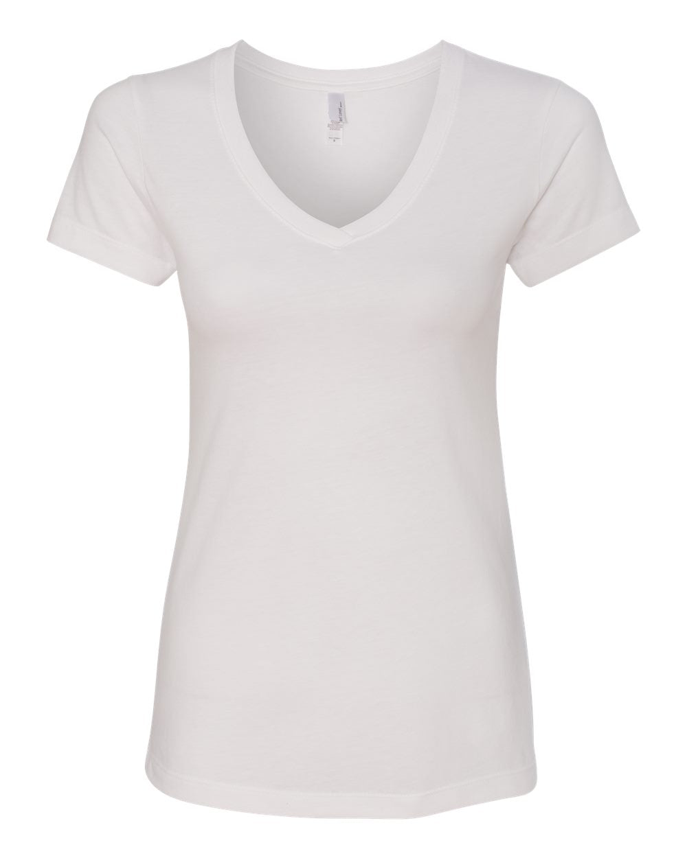 Next Level Women's Sueded V 6480 #color_White