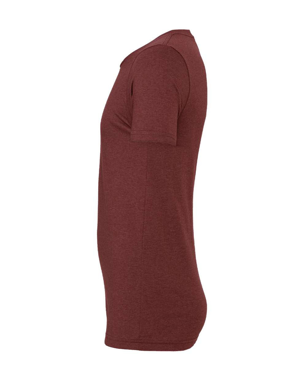 Heather Cardinal Color CVC Jersey Tee