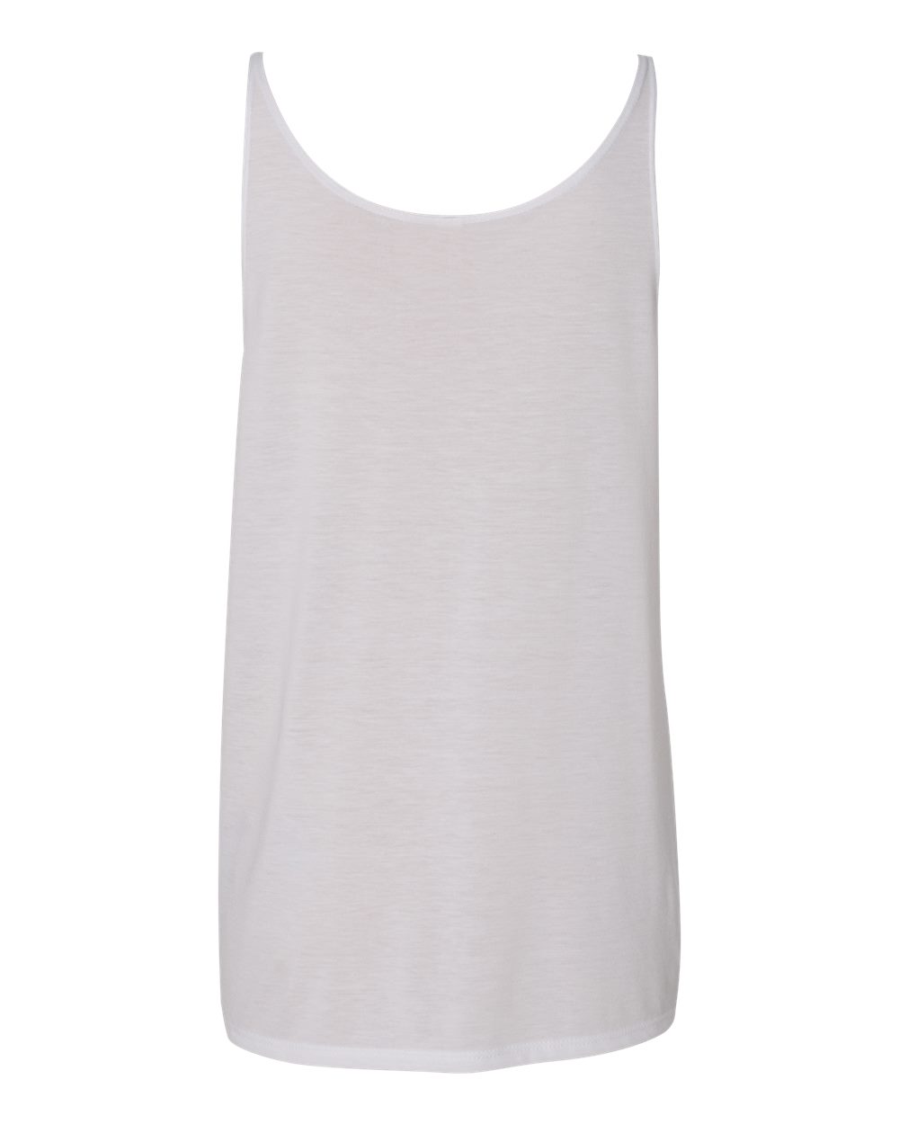 White Color Women's Slouchy Tank