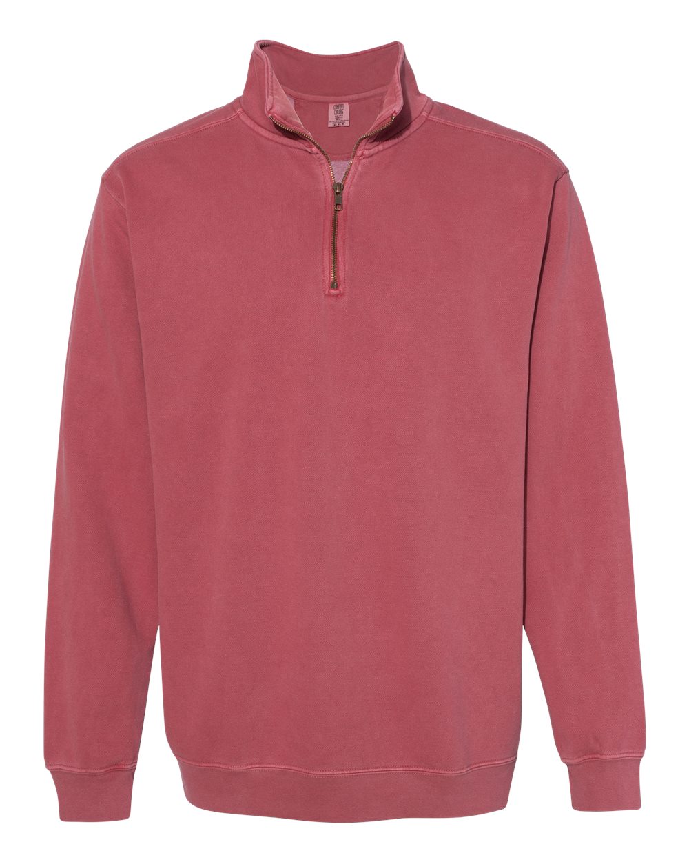 Comfort Colors Garment-Dyed Quarter Zip Sweatshirt 1580 #color_Crimson
