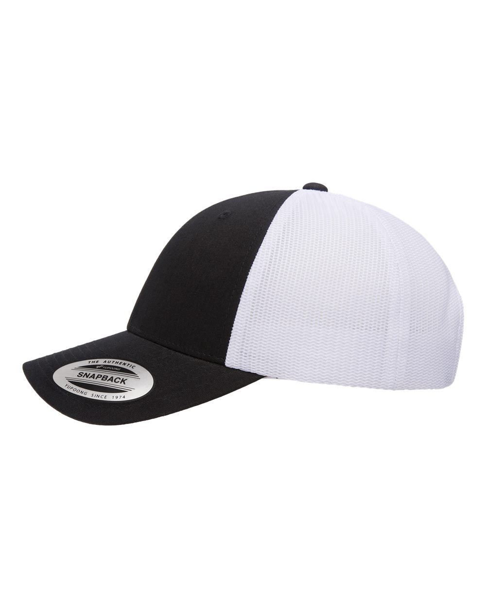 YP Classics Elite Cap 6601 #color_Black/ White