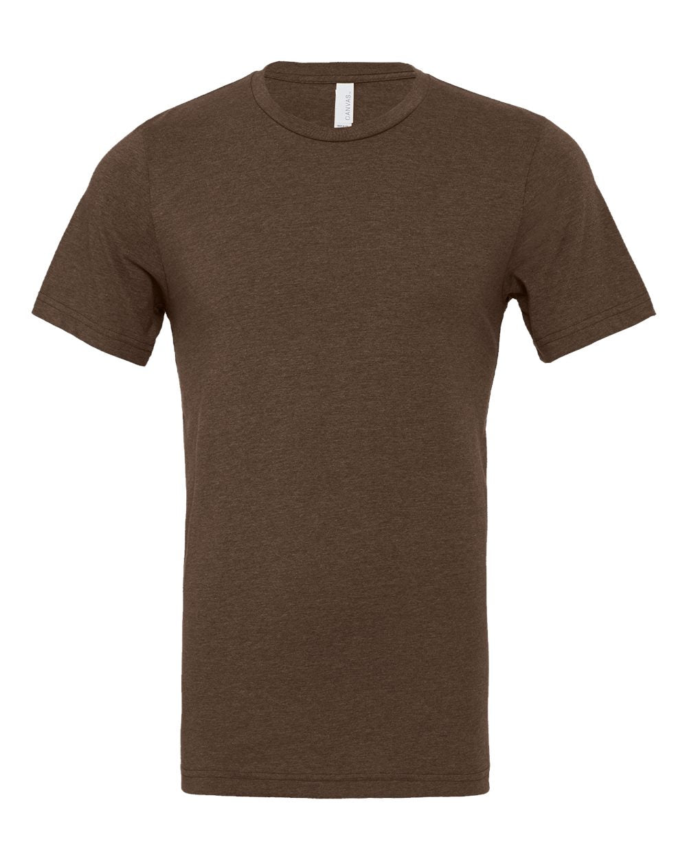 Heather Brown Color CVC Jersey Tee